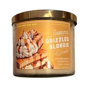 Goose Creek Caramel Drizzled Blondie 3 Wick Candle NWT